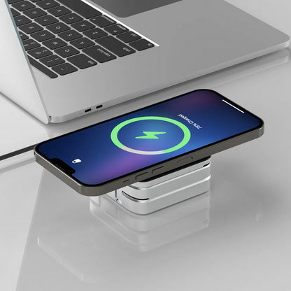 Folding 3-in-1 Wireless Charger Portable Magnetic Suction